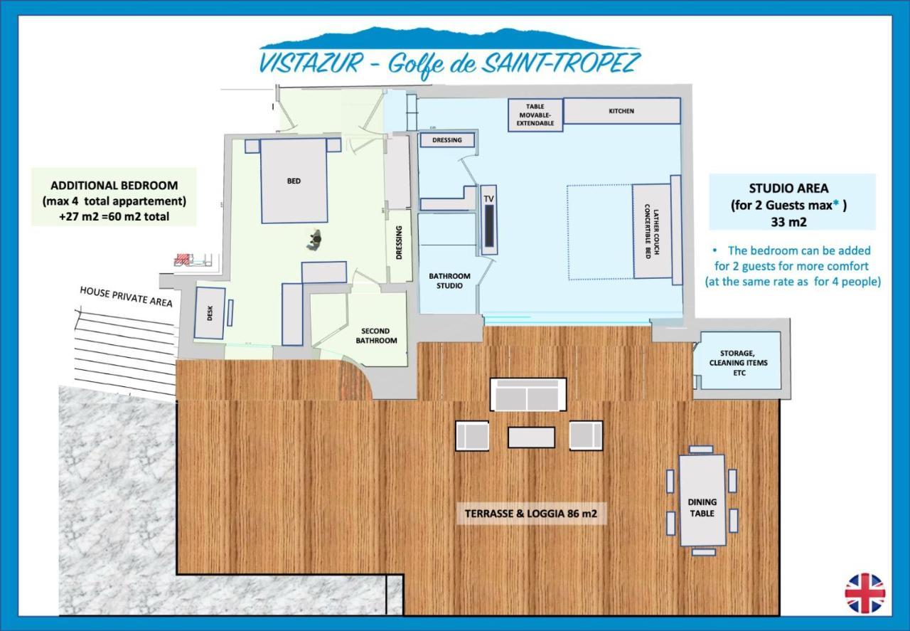 Le Rayol-Canadel-sur-Mer Vistazur Luxueux Appartement Avec Terrasse Et Piscine מראה חיצוני תמונה